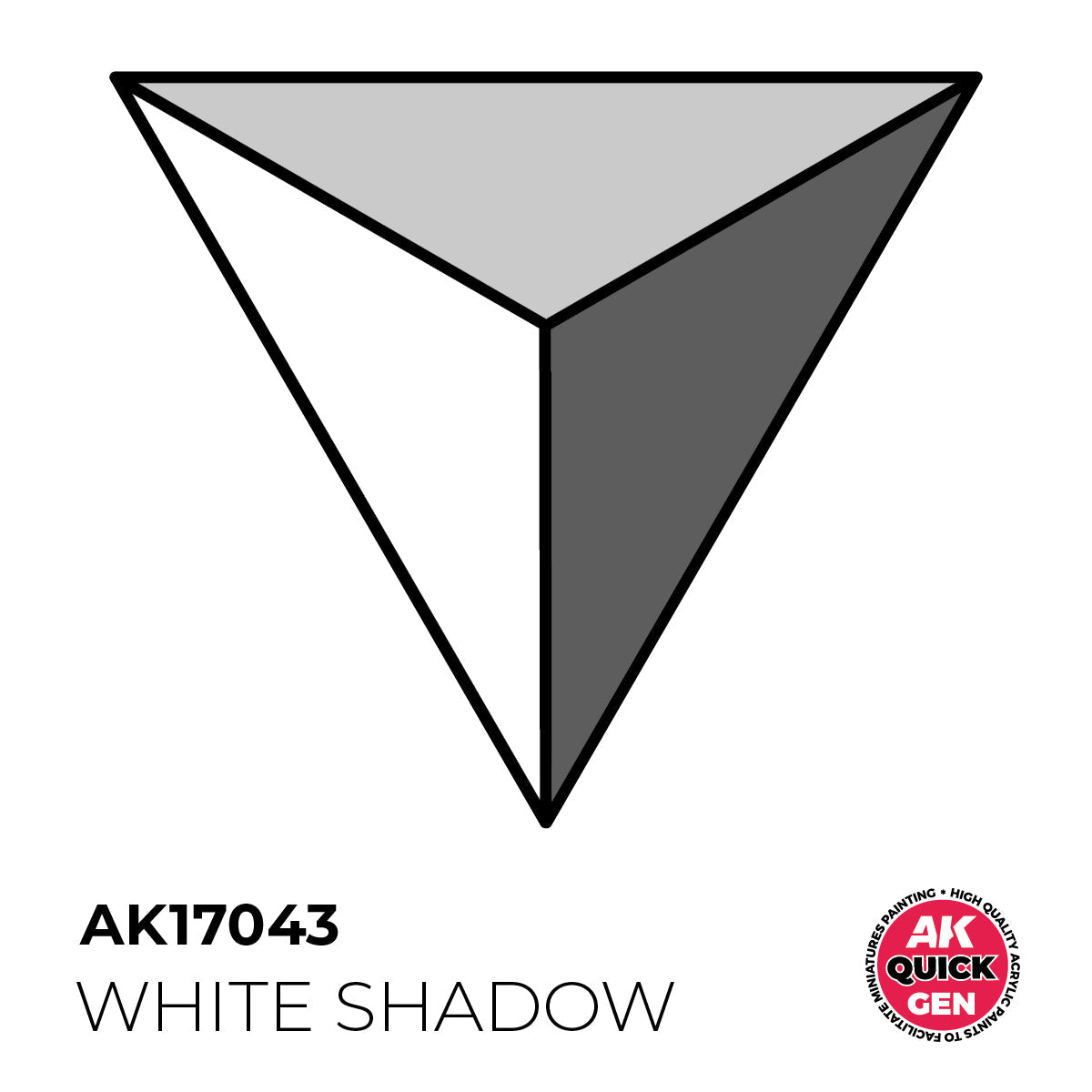 AK Interactive Quick Gen - White Shadow 18ml AK17043