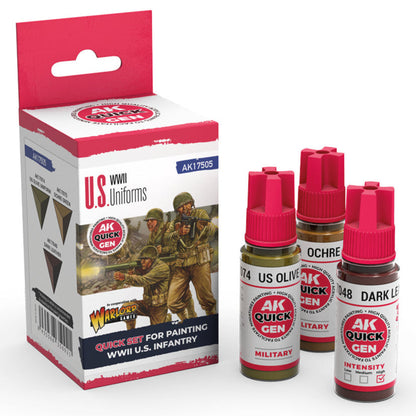 AK Interactive Quick Gen Set - US Uniforms AK17505