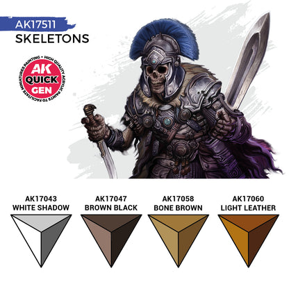 AK Interactive Quick Gen Set - Skeletons AK17511