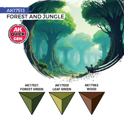 AK Interactive Quick Gen Set - Forest & Jungle AK17513