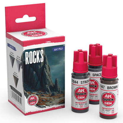 AK Interactive Quick Gen Set - Rocks AK17521