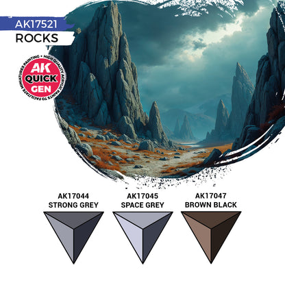 AK Interactive Quick Gen Set - Rocks AK17521