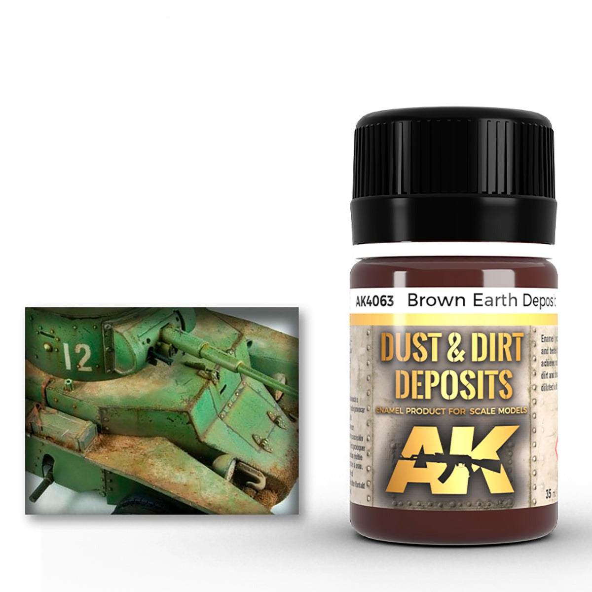 AK Interactive Brown Earth Deposit AK4063