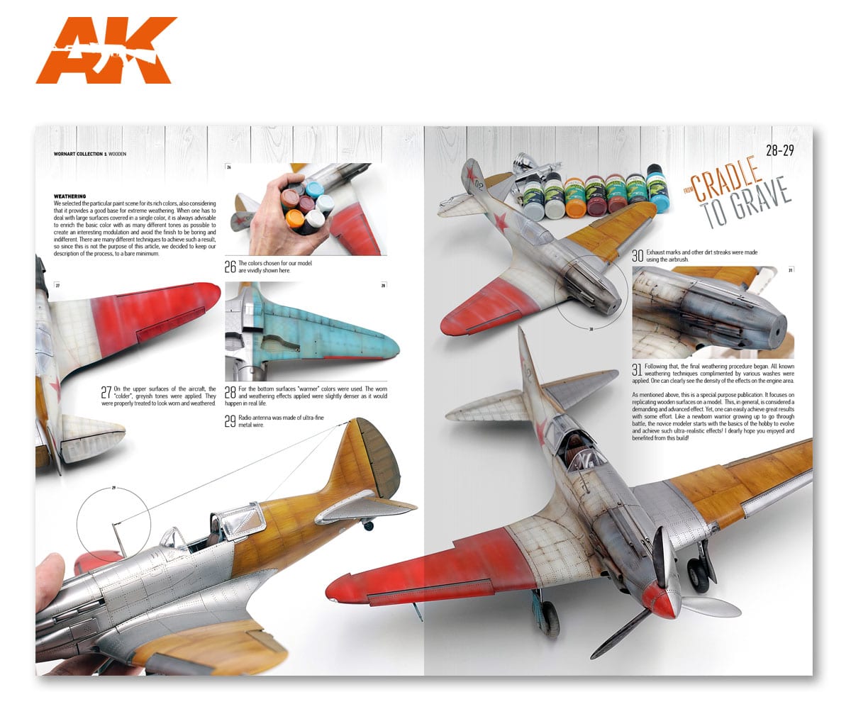 AK interactive Worn Art Collection - Wooden