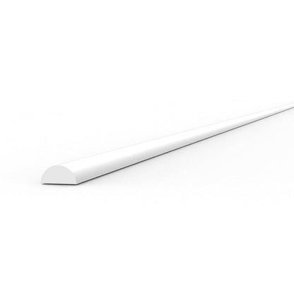 AK Interactive - Half Cane 1mm x 350mm - Styrene Strip