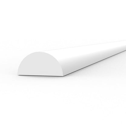 AK Interactive - Half Cane 3mm x 350mm - Styrene Strip