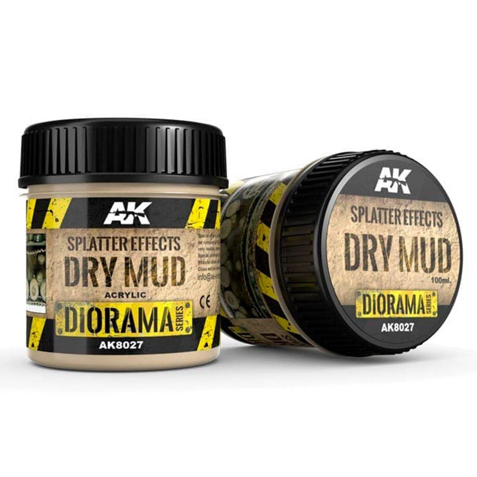 AK Interactive Splatter Effects Dry Mud 100ml AK8027