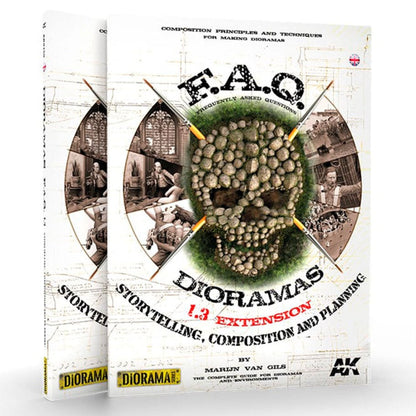AK Interactive - Dioramas F.A.Q. 1.3. extension – Storytelling, Composition and Planning AK8150