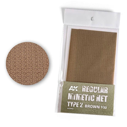 AK Interactive Regular Mimetic Net Type 2 Brown AK8062
