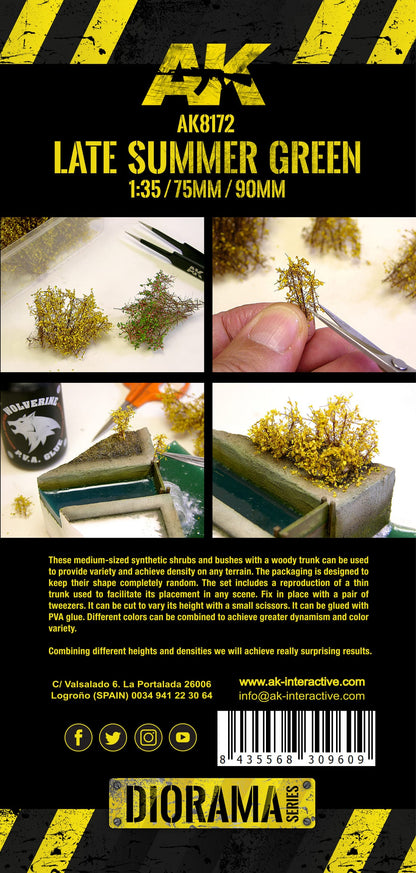 AK Interactive - Late Summer Green Shrubberies AK8172