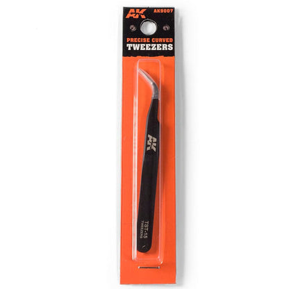 AK Interactive Precise Curved Tweezers AK9007