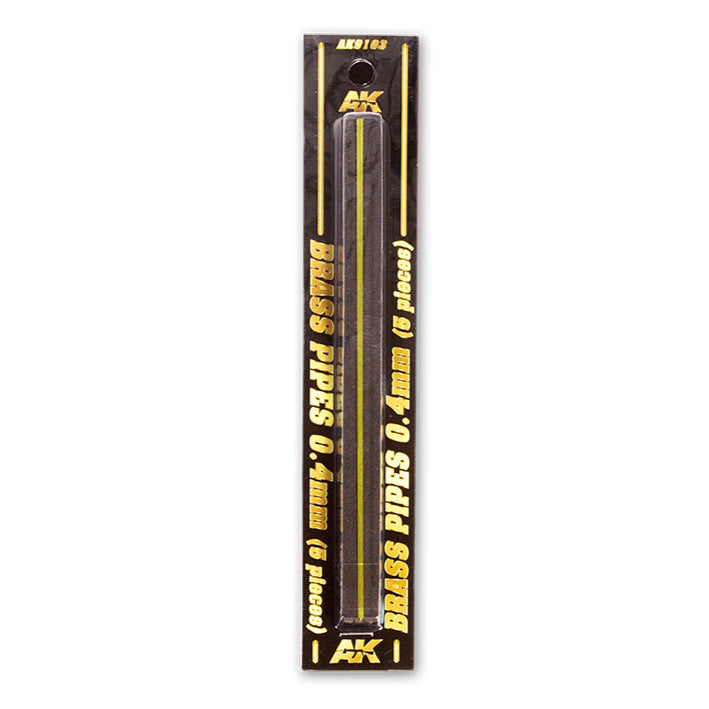 AK Interactive - Brass Pipes 0.4mm, 5 Units AK9103
