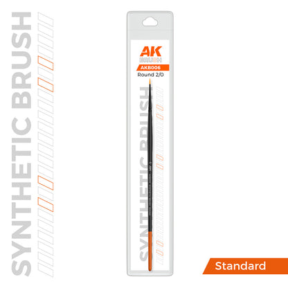AK Interactive SYNTHETIC BRUSH - ROUND 2/0