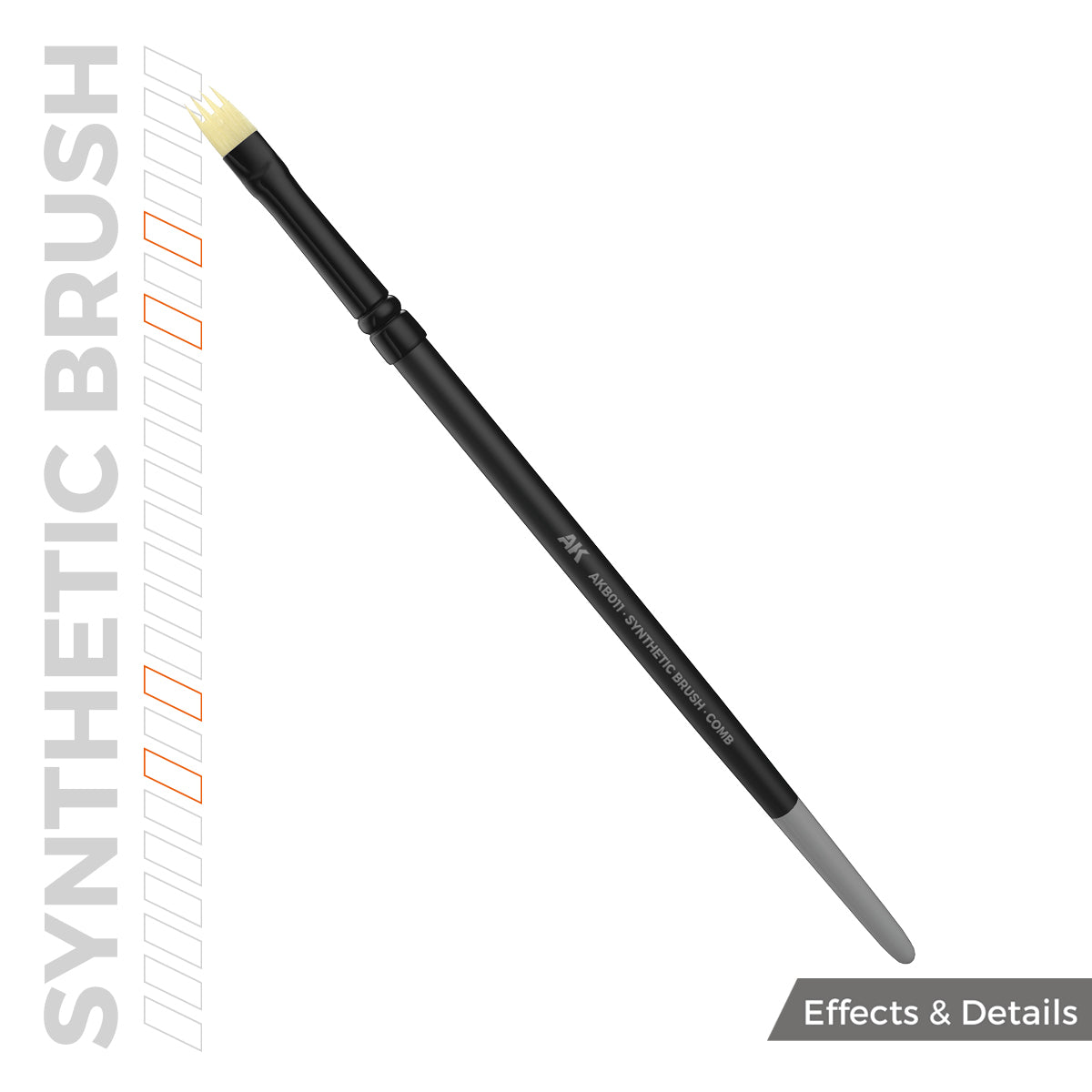 AK Interactive SYNTHETIC BRUSH - COMB