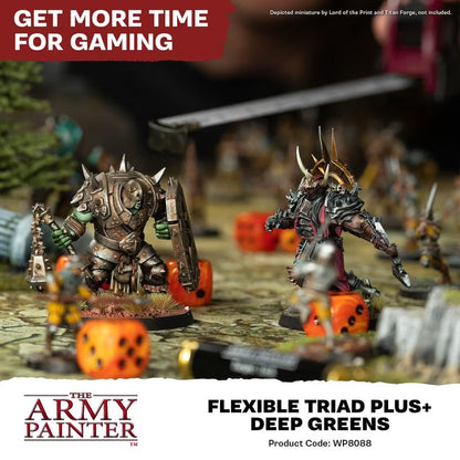 Flexible Triad PLUS+: Deep Greens Paint Set
