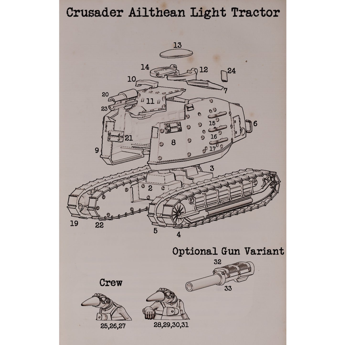 This Quars War: Crusader Ailthean Tractor
