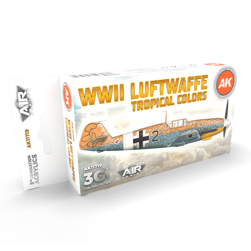 AK Interactive - WWII Luftwaffe Tropical Colors Set 3G