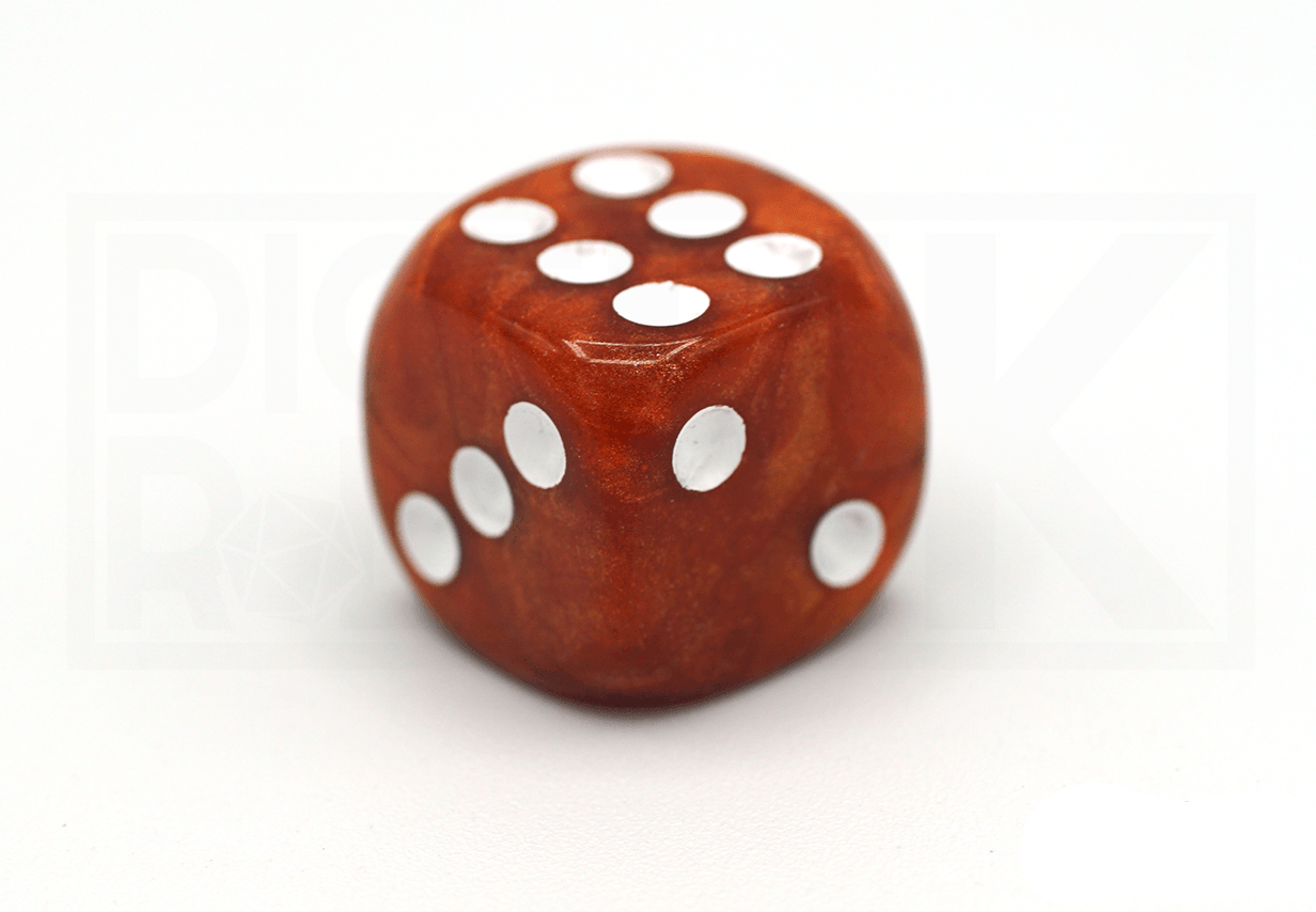 12x16MM Dice Block | Pearl Amber