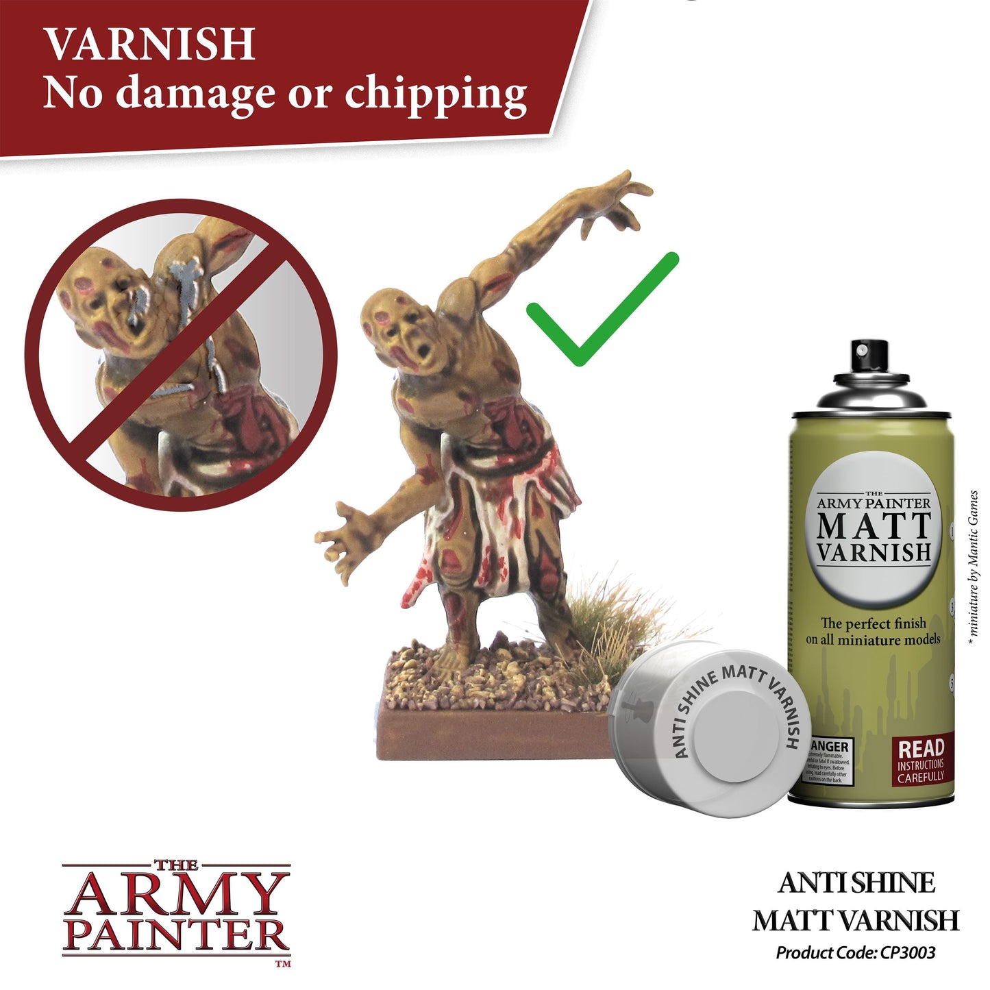 Army Painter - Anti-Shine, Matt Varnish (400ml)