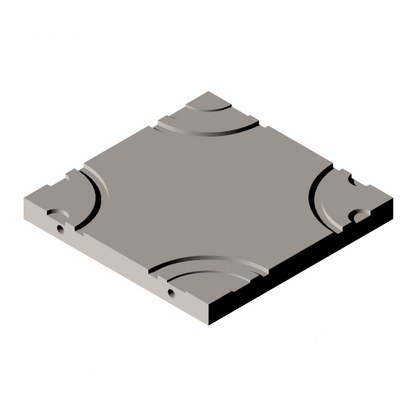 BC0020 - Corridor section (circular indents - corner connection patterns)