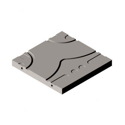 BC0021 - Corridor T junction (circular indents)