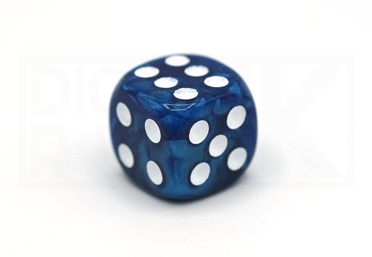 12x16MM Dice Block | Pearl Blue