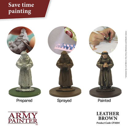 Army Painter Colour Primer - Leather Brown (400ml)