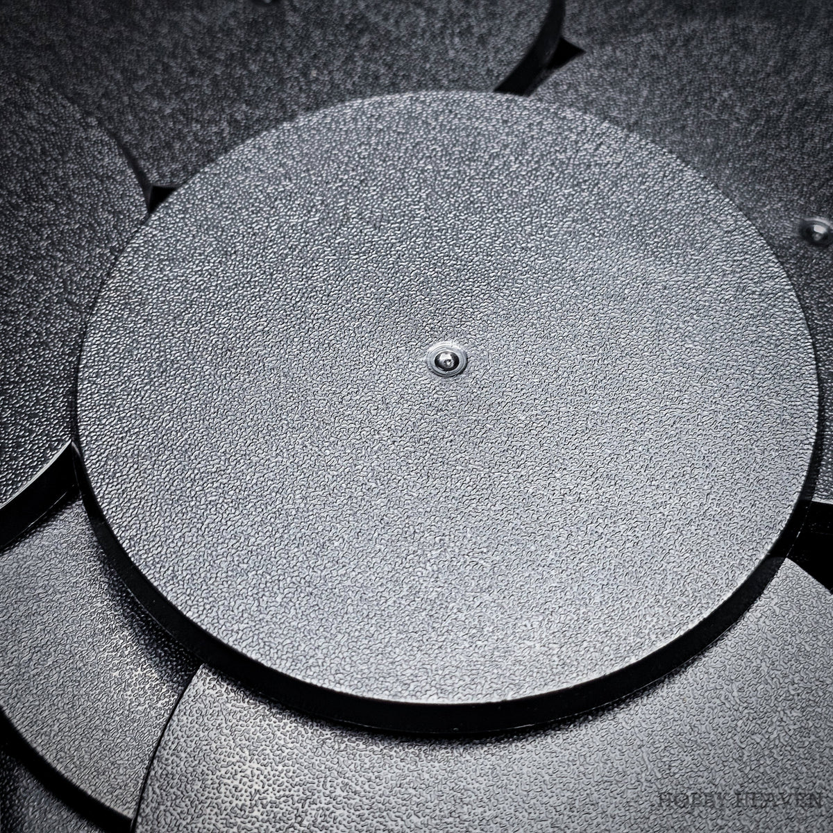 90mm Round Plain Plastic Bases
