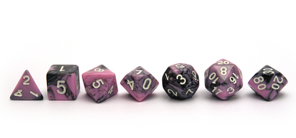 Elemental Dice | Black & Pink