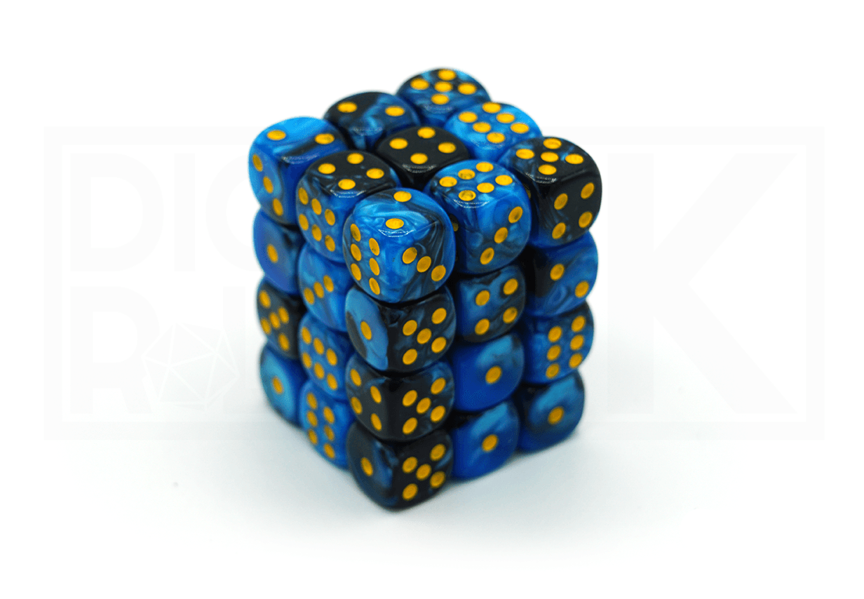 36x12MM Dice Block | Elemental Black & Blue