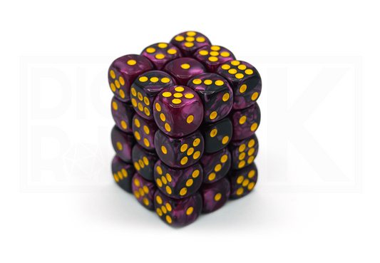 36x12MM Dice Block | Elemental Black & Purple
