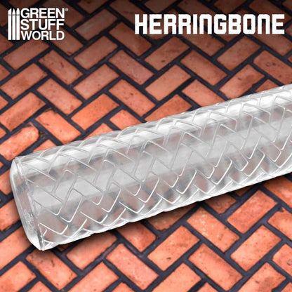 Rolling Pin - Herringbone