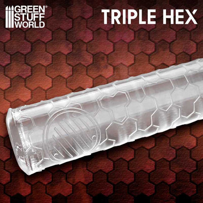 Rolling Pin - Triple Hex