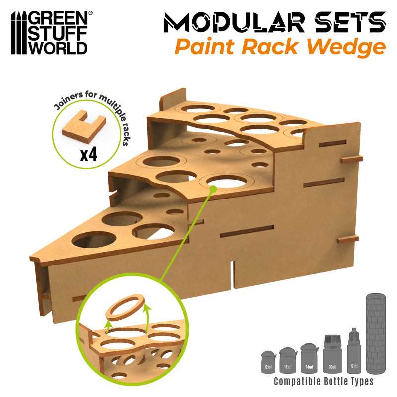 GSW Modular Paint Rack - Wedge Unit