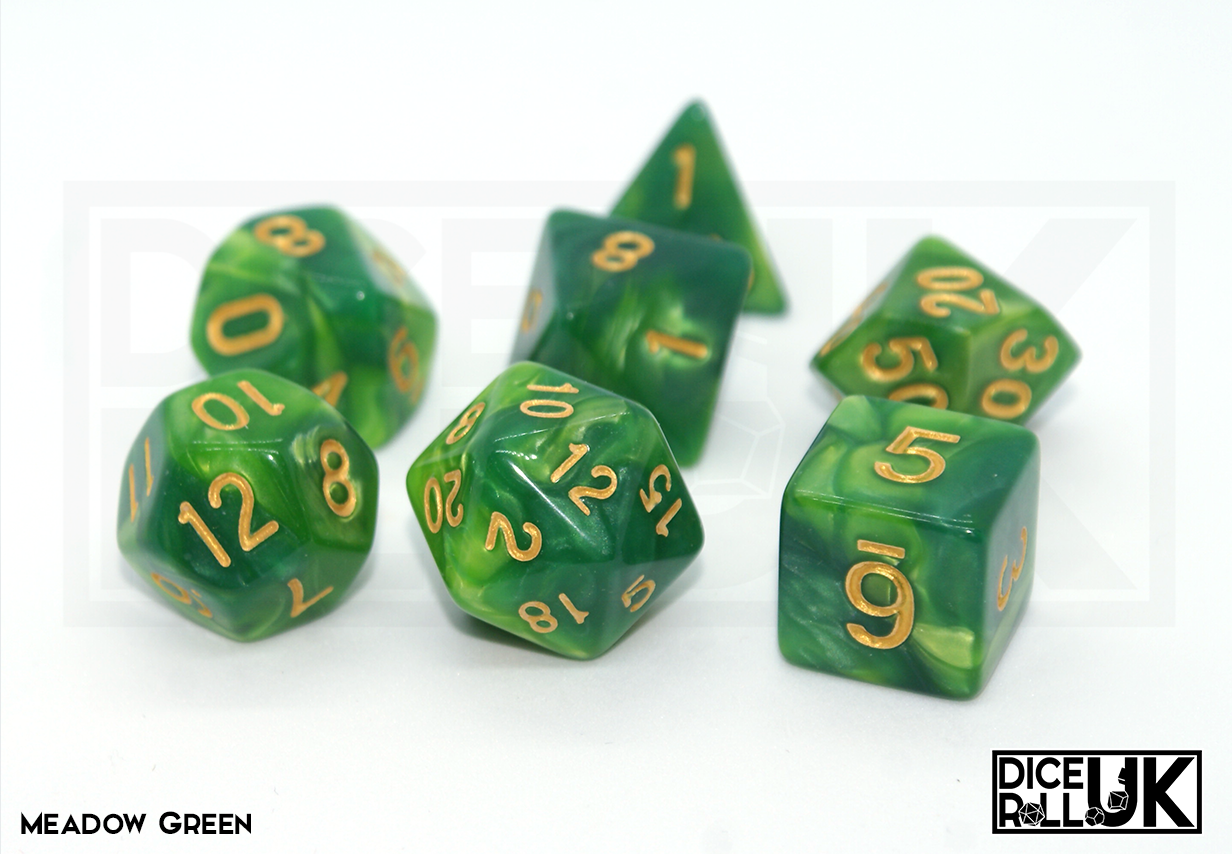 Elemental Dice | Meadow Green
