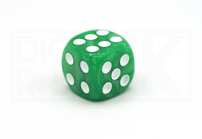 12x16MM Dice Block | Pearl Green