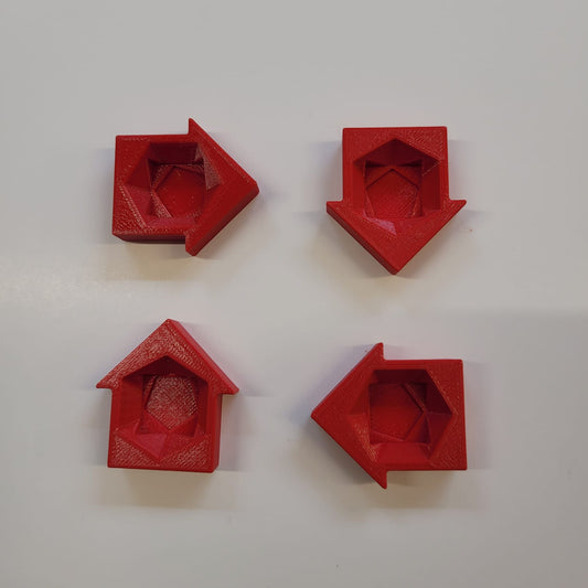 Wound Marker - Pack of 4 Singles (Red)