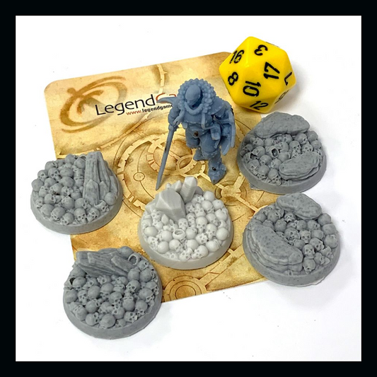 These finely detailed bases made by Legend Games are intricate and will enhance your models.