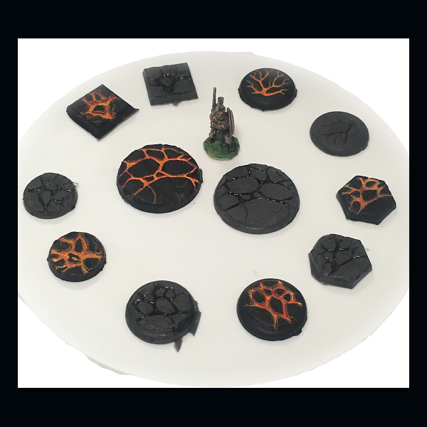 Need more interesting bases for your figures? These finely detailed bases made by Legend Games are intricate and will enhance your models.