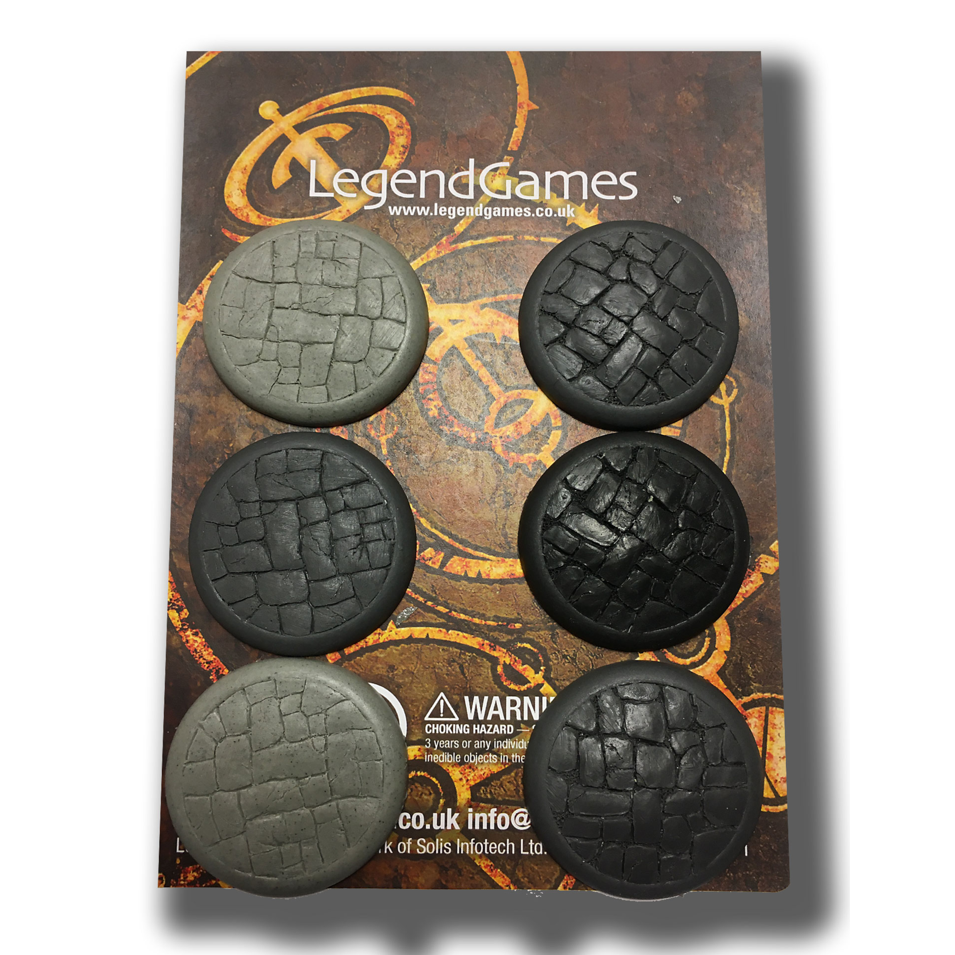 Need more interesting bases for your figures? These finely detailed bases made by Legend Games are intricate and will enhance your models.