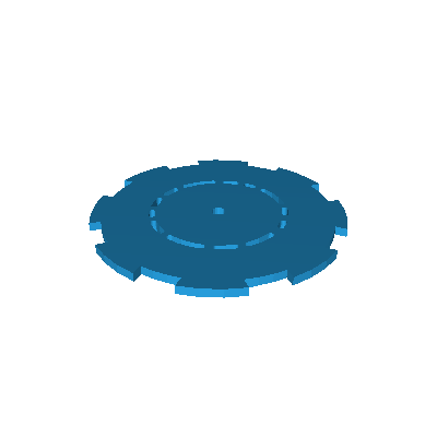 OP0007 - Radar/Gun Plate for roof