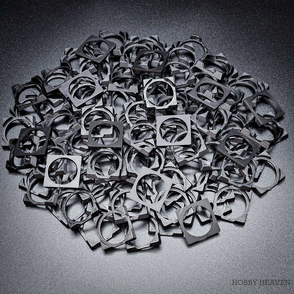 25mm Round to 25mm Square Bases Converters 3d Print