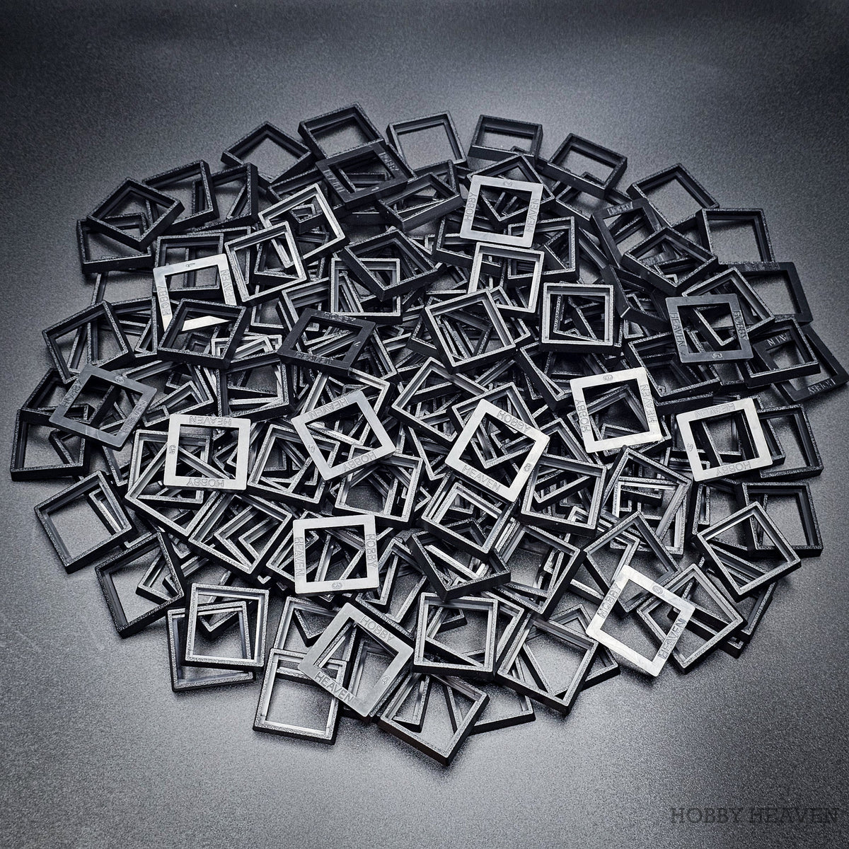 25mm to 30mm Square Base Converters ABS Plastic