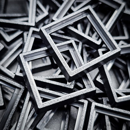 25mm to 30mm Square Base Converters ABS Plastic