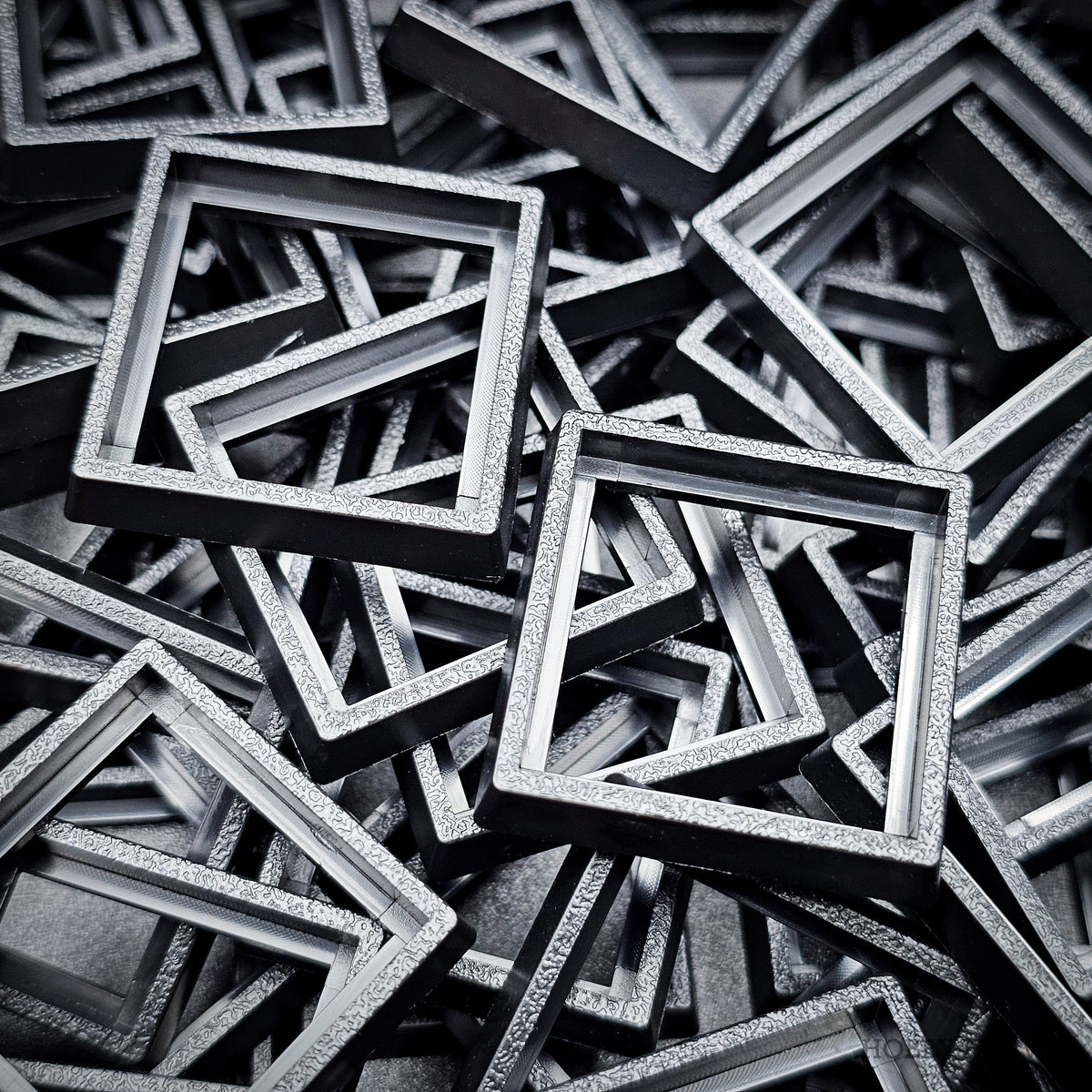 25mm to 30mm Square Base Converters ABS Plastic