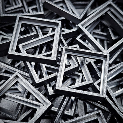25mm to 30mm Square Base Converters ABS Plastic