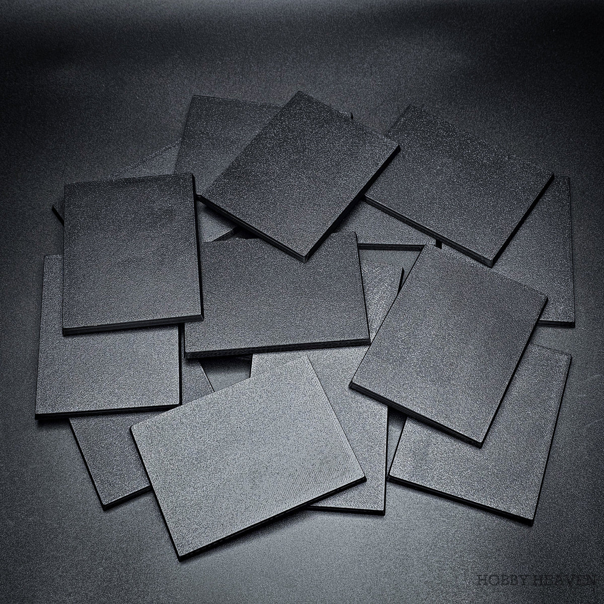 100x75mm Rectangle Plain Plastic Bases 3D Print