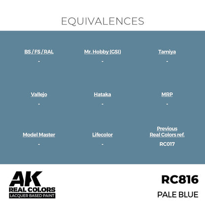 AK Interactive Real Colors - Pale Blue 17ml. (RC816)