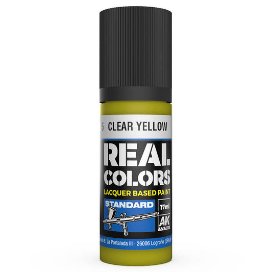 AK Interactive Real Colors - Clear Yellow 17ml. (RC825)