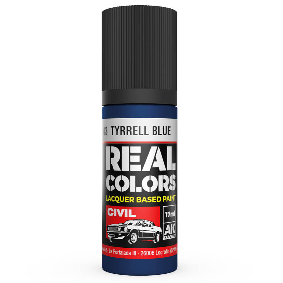 AK Interactive Real Colors - Tyrrell Blue 17ml.
